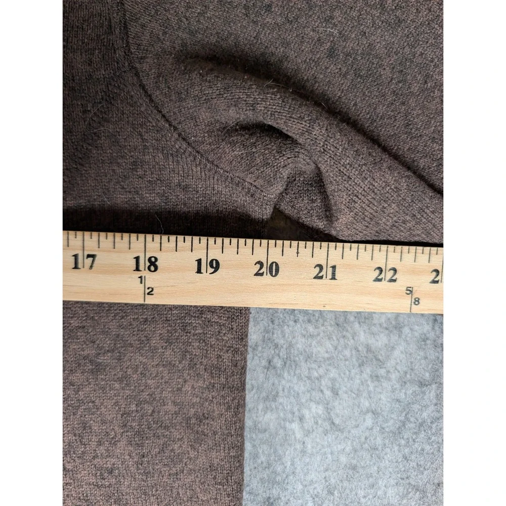 The North Face Gordon Lyons Mens Brown Heathered 1/4 Zip Fleece Pullover Sweater